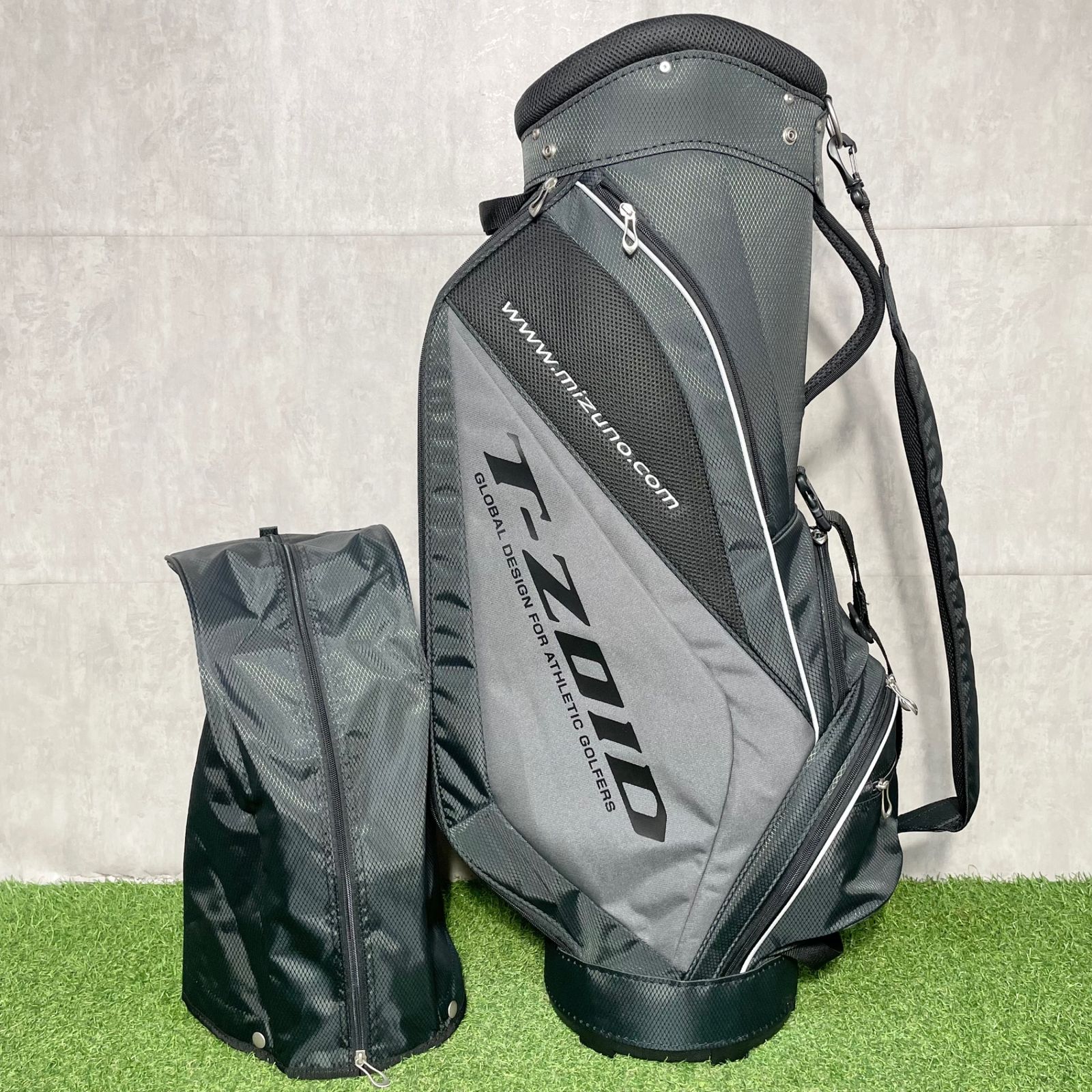 MIZUNO T-ZOIDキャディバッグ美品 MIZUNO - 【新品】MIZUNO T-ZOID ミズノ キャディバッグ ゴルフ