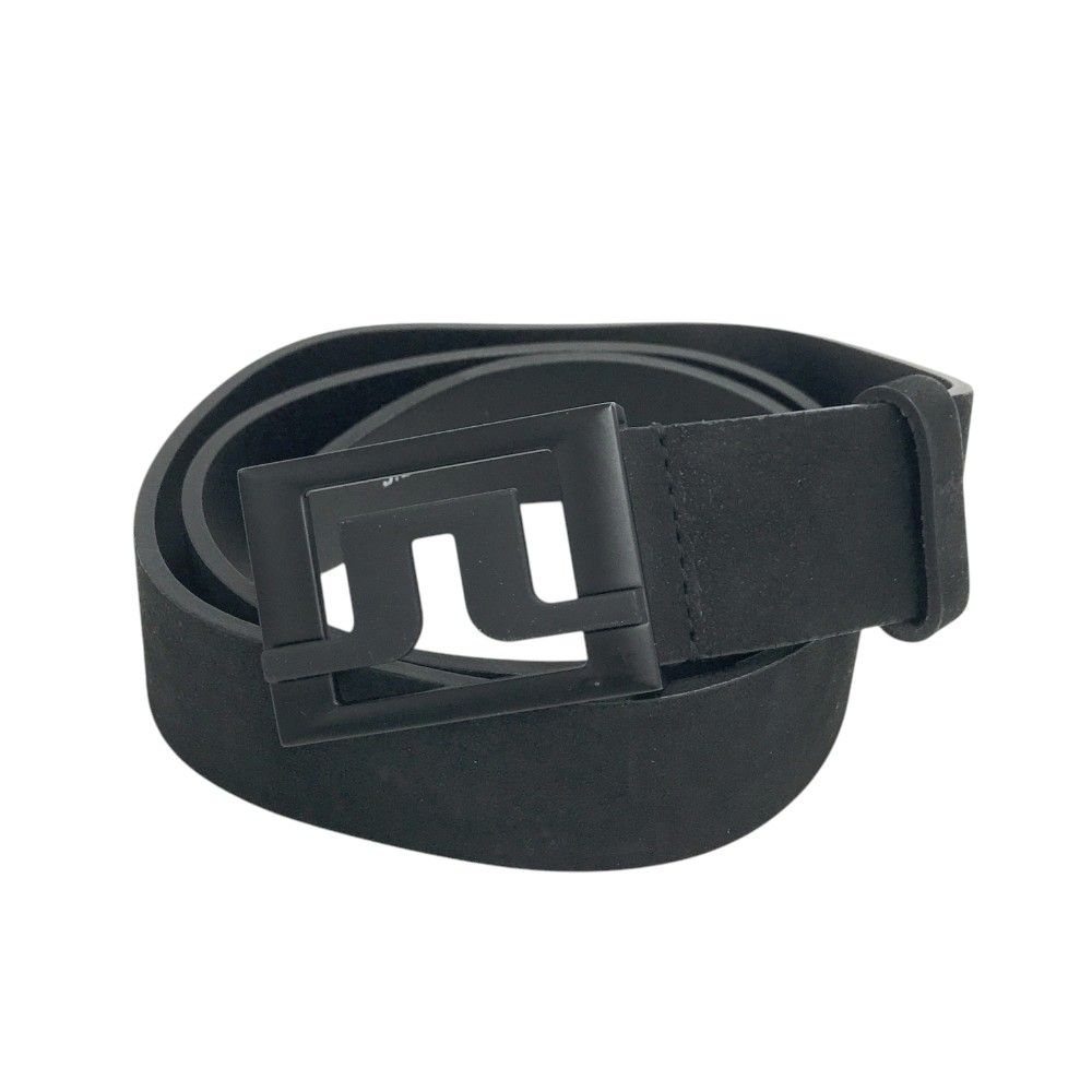 J.LINDEBERG ジェイリンドバーグ ロゴ バックルベルト ブラック系 90cm