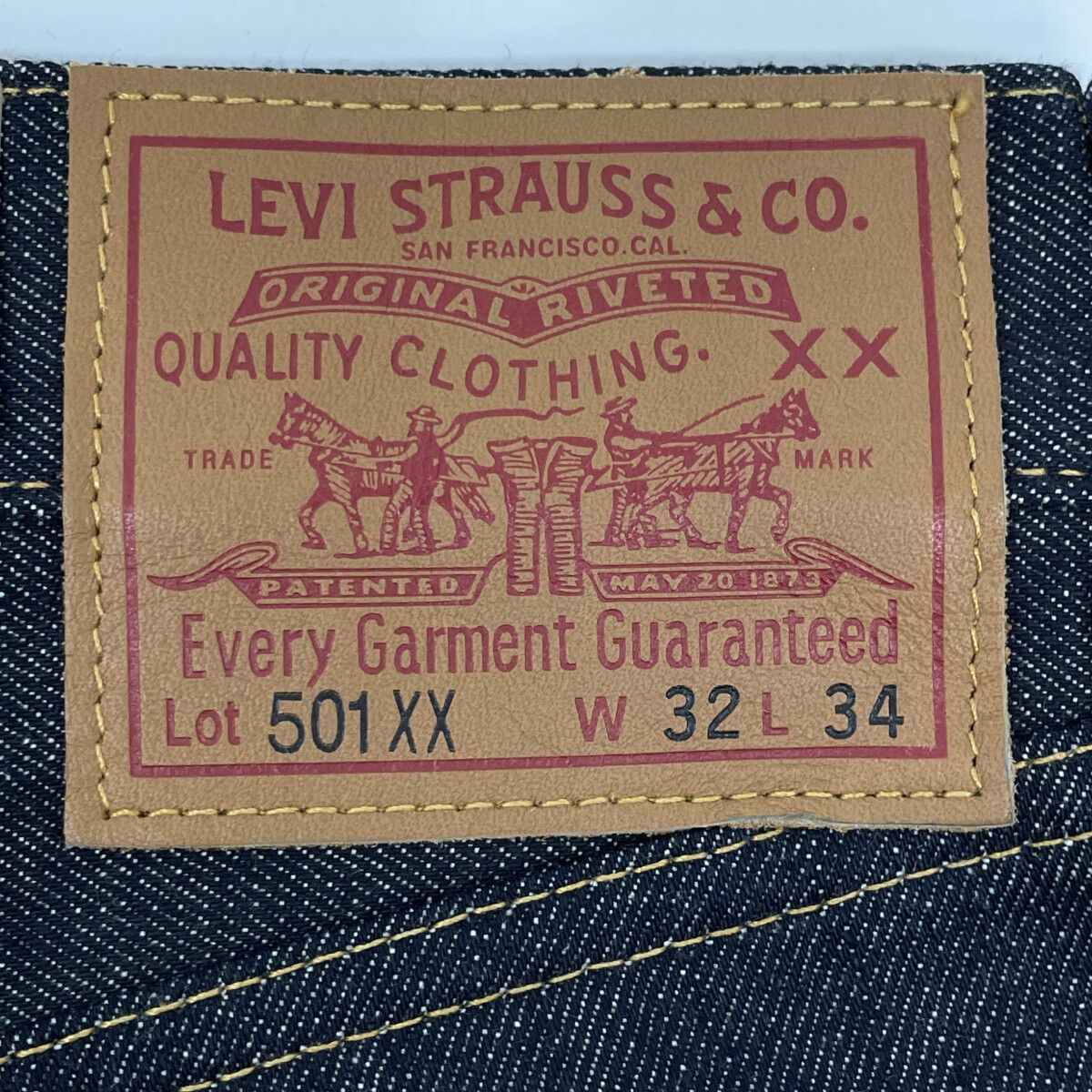  LEVI‘S リーバイス 47501-0167 1947年ﾓﾃﾞﾙ 501 XX 復刻 ﾃﾞﾆﾑ W 32 L 34 その他 パンツ