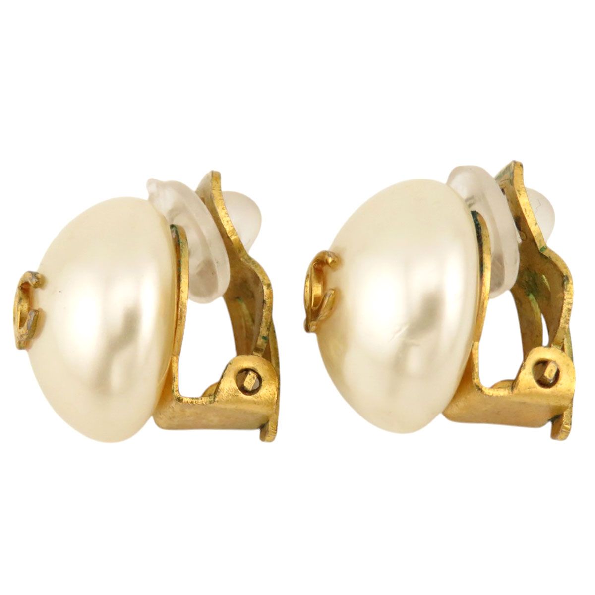 【Chanel】シャネル★ear clip★ヴィンテージイヤリング★パール CHANEL シャネル イヤリング パール ヴィンテージ 2187 ゴールド