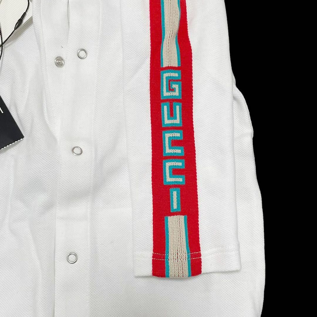 【未使用】GUCCI グッチ ベビー服 ロンパース オールインワン ストライプ GUCCI グッチ ベビー服 ロンパース オールインワン 長袖