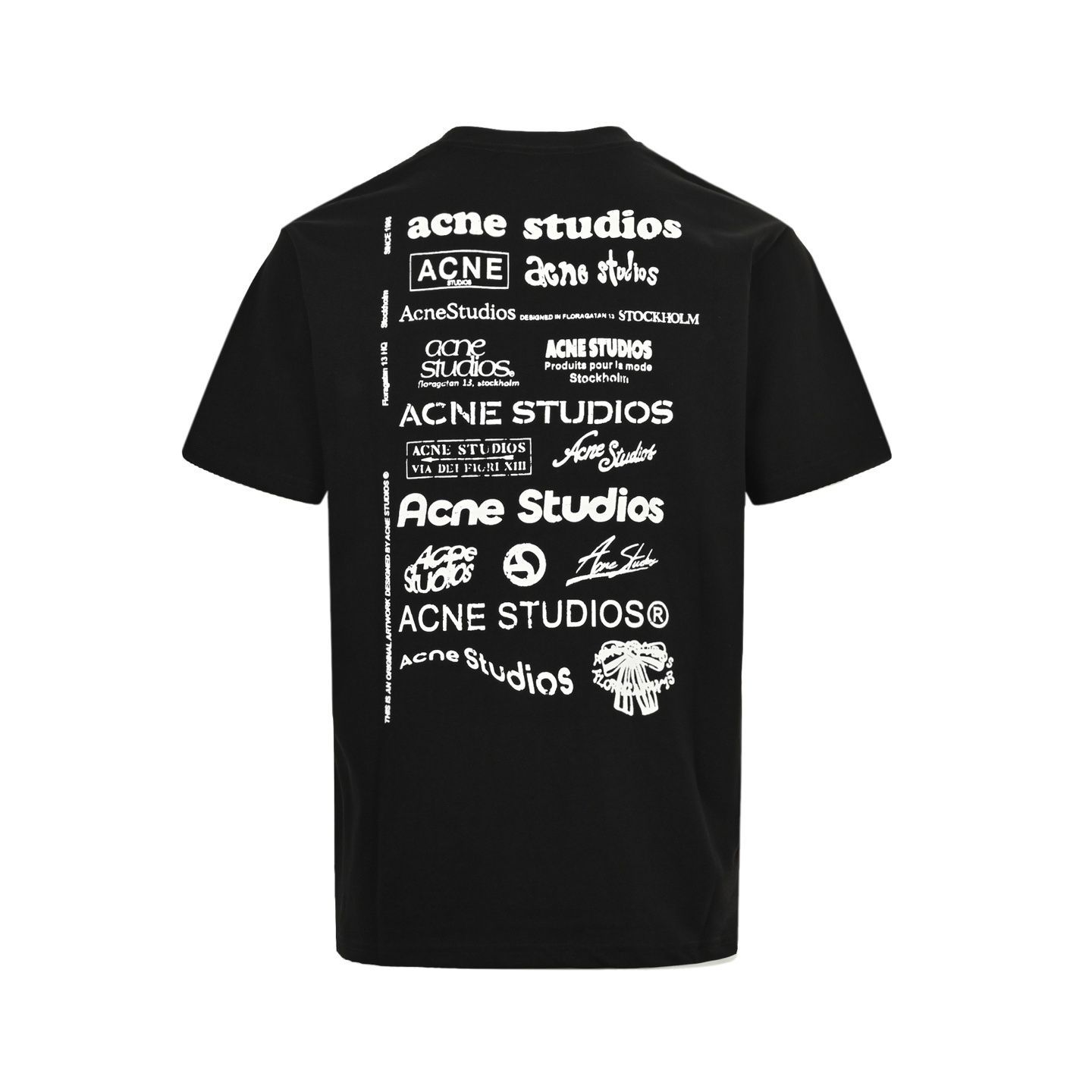 今日特価】Acne Studios 25ss マルチロゴフルプリント半袖