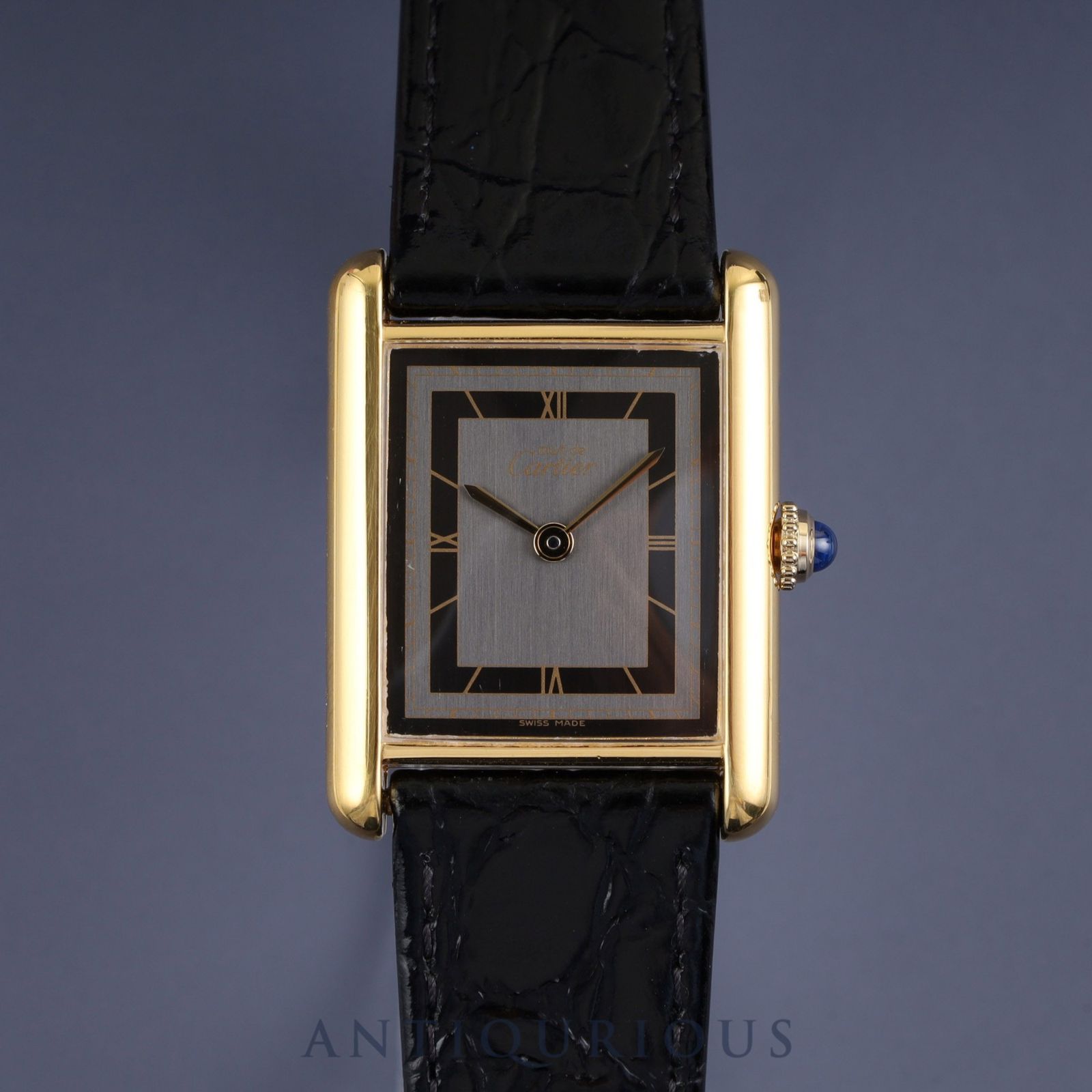 カルティエ　クォーツ　レザー　時計 Cartier カルティエ CARTIER W2603156 タンクアメリカン LM