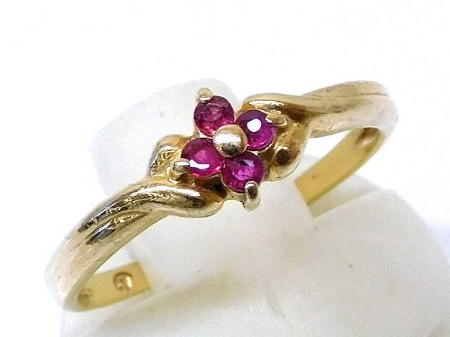 ヴァンドーム青山 VENDOMEAOYAMA K10 リング 9号 □ ルビー 1.3g