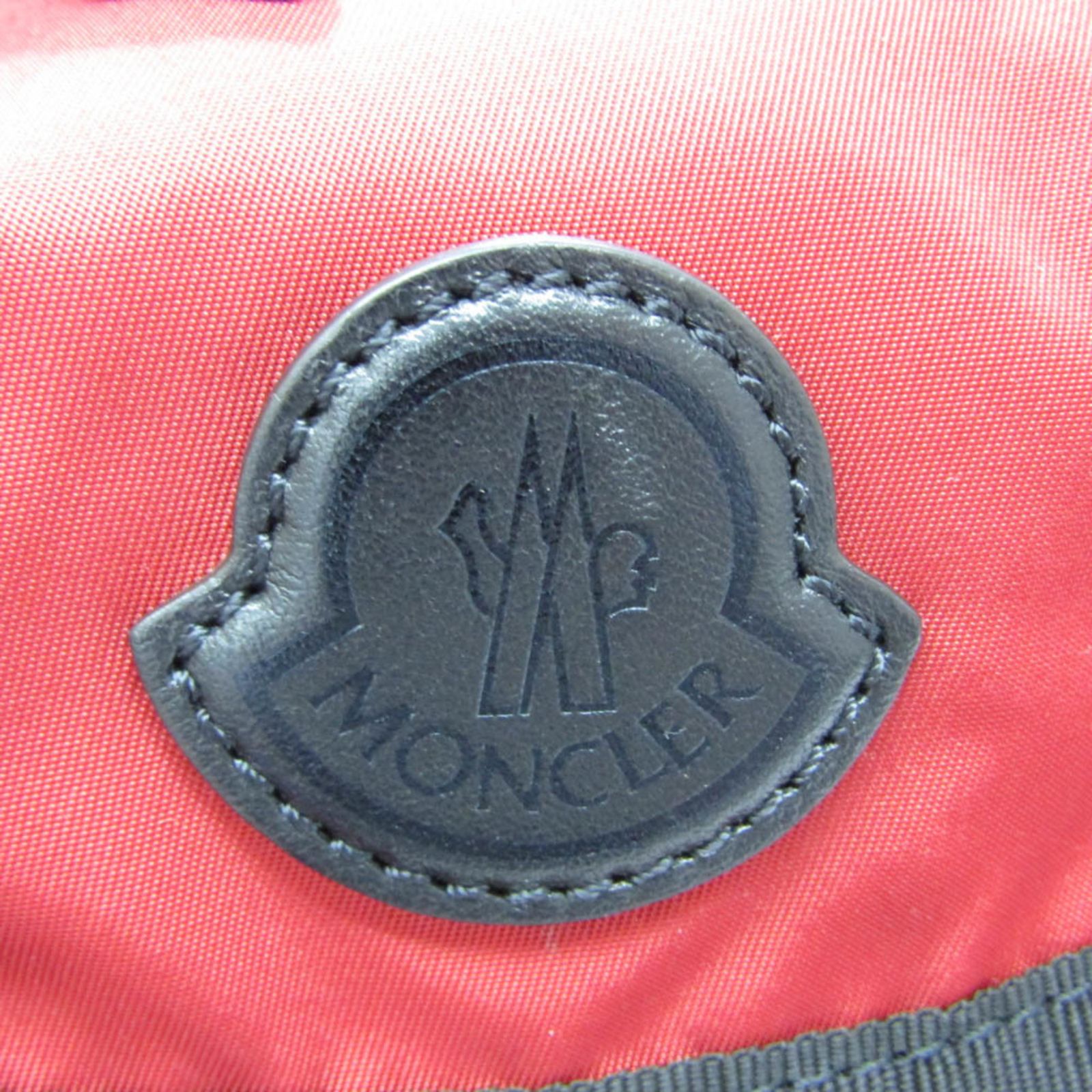 モンクレール(Moncler) DAUPHINE LARGE G2 098 5A70000 53234 レディース レザー,ナイロン リュックサック ブラック,ダークレッド