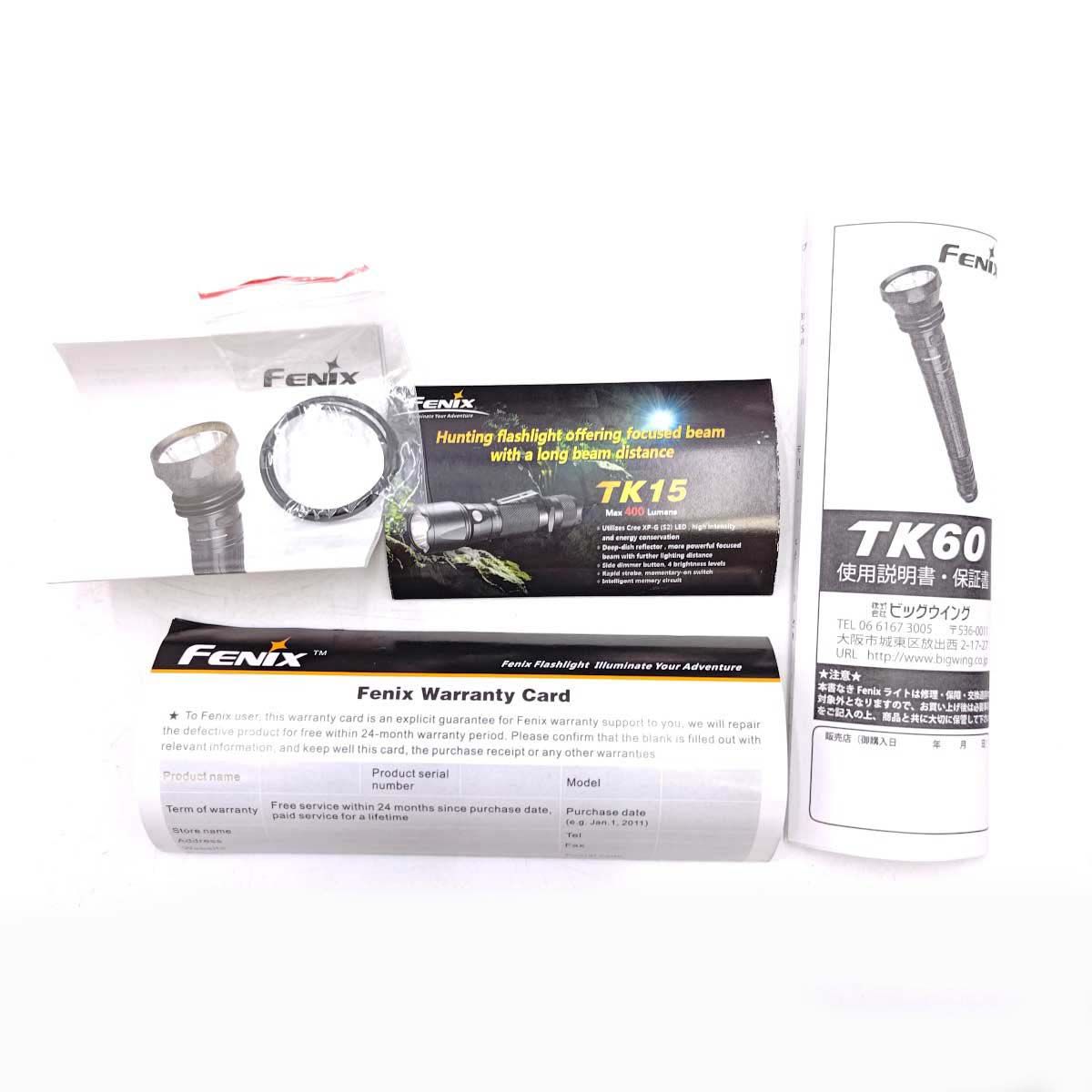 FENIX フェニックス LANTERNA LED 800 LUMENI FNX TK60 LEDフラッシュ