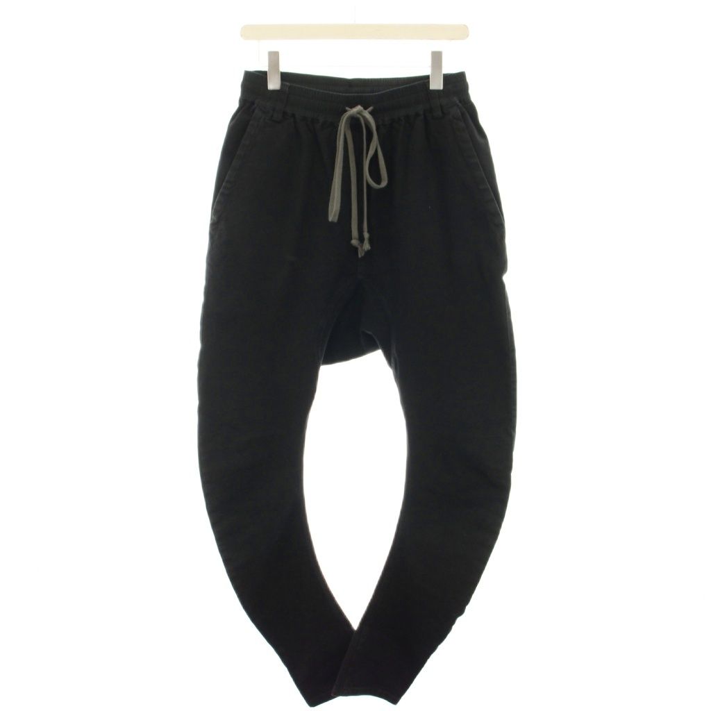 エーエフオム A.F HOMME ARTEFACT ストレッチデニムサルエルスキニー イージーパンツ 2 黒 ブラック |YT
