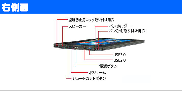 ライトニングボルト 専用ケース 富士通タブレットパソコン 両面カメラ