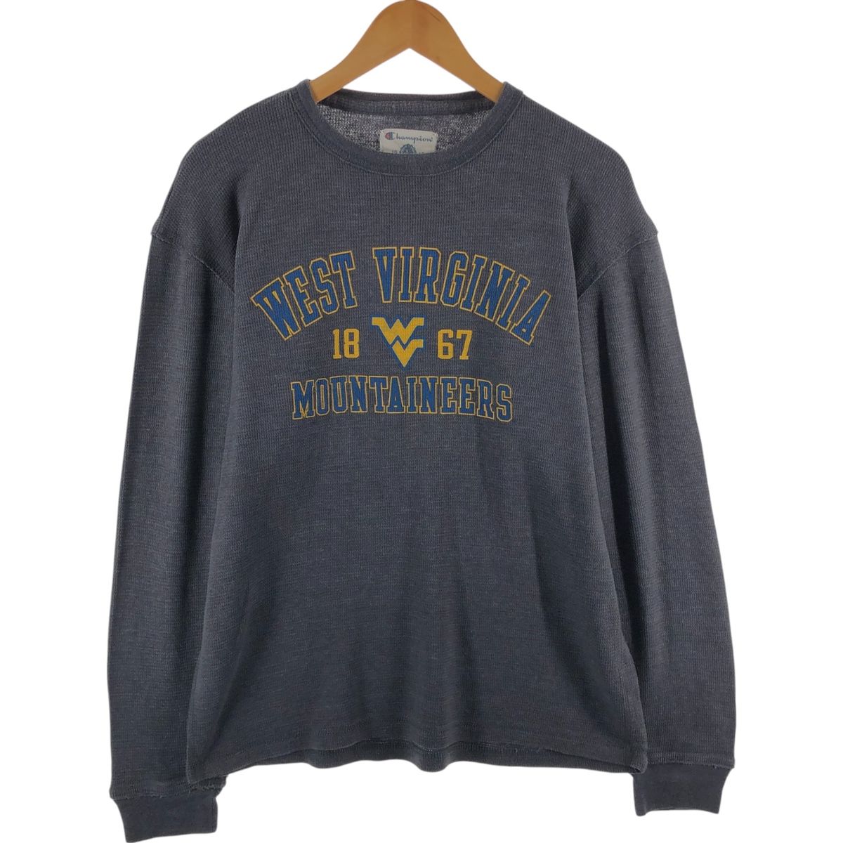 古着 チャンピオン Champion AUTHENTIC ATHLETIC APPAREL サーマルロングTシャツ メンズL相当/eaa526417
