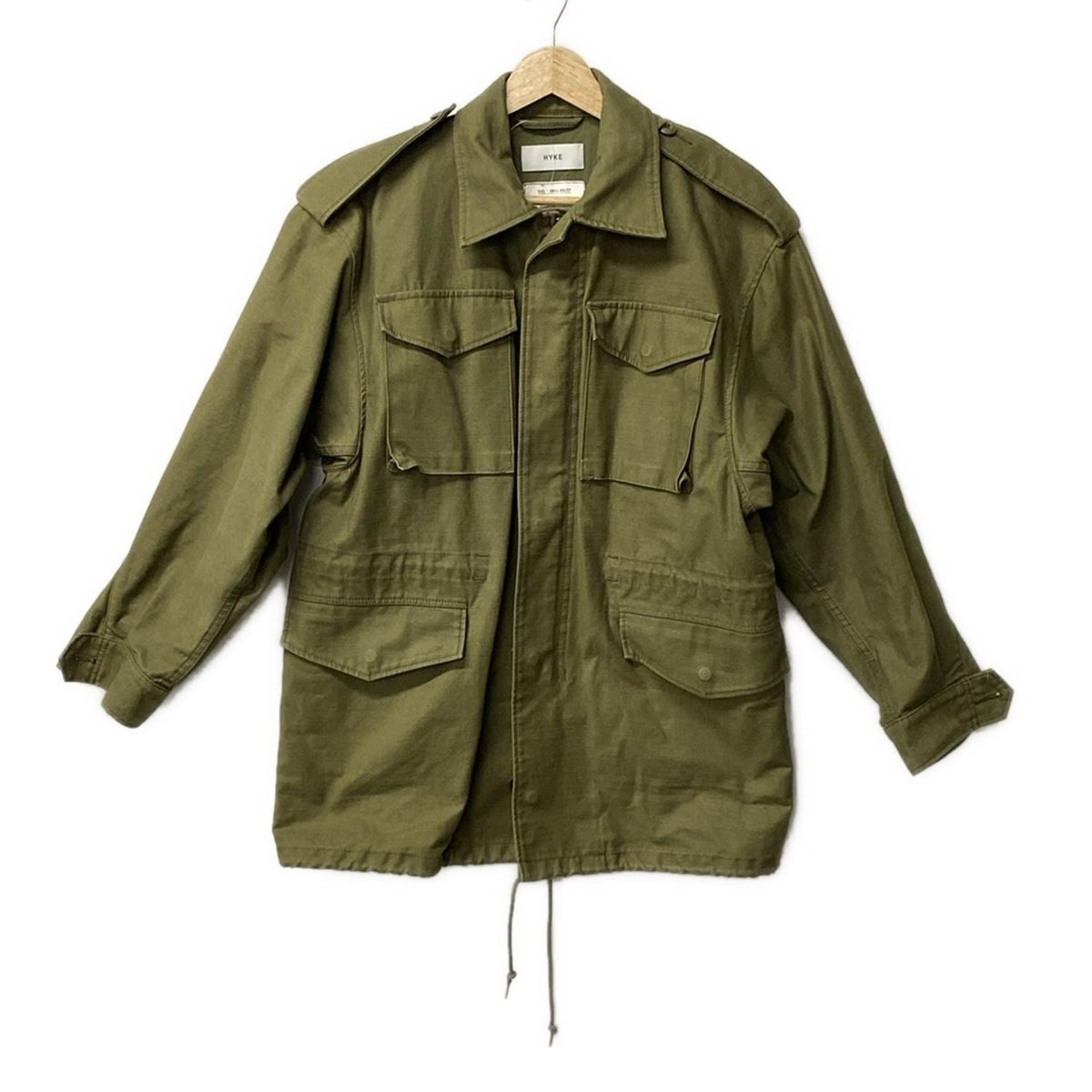 HYKE(ハイク) ブルゾン サイズ1 S メンズ - カーキ 長袖/ジップアップ  