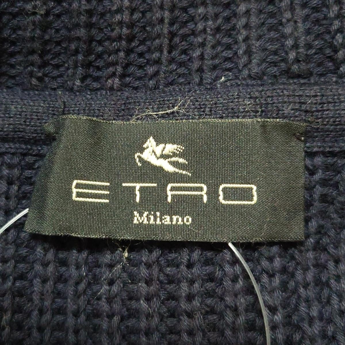 ETRO - ETRO(エトロ) カーディガン サイズ42 M レディース美品  - 黒 長袖 ETRO(エトロ) カーディガン サイズ42 M レディース美品 - 黒