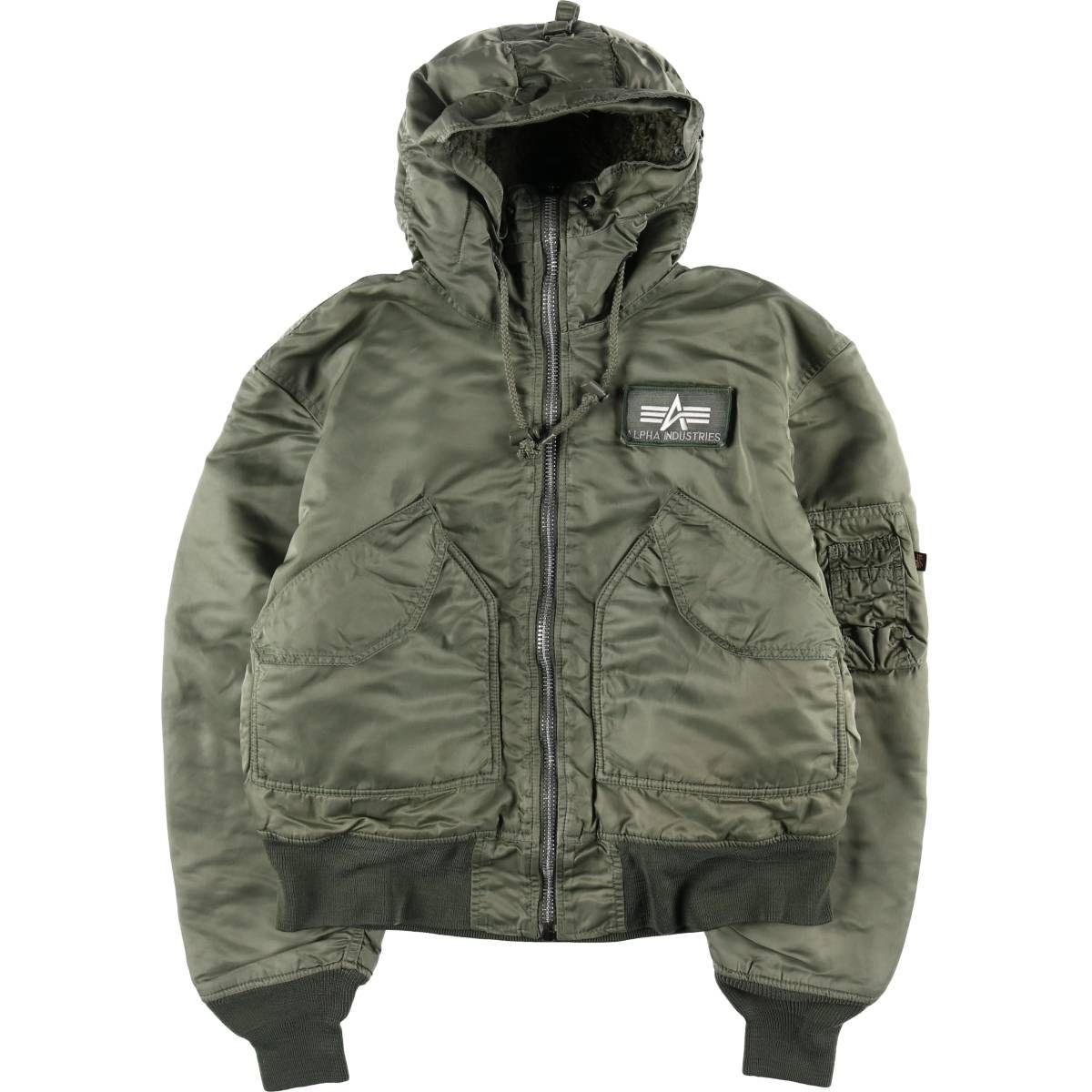 古着 民間品 アルファ ALPHA CWU-45/Pタイプ ミリタリー フライトジャケット メンズM相当/eaa521199