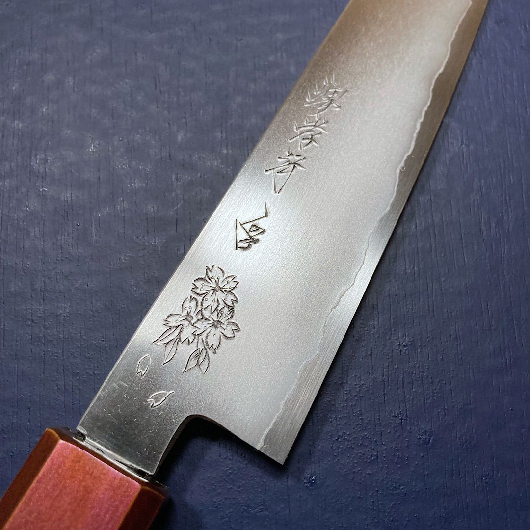 堺孝行　ペティナイフ　果物ナイフ　150mm 黒影　V金10号　青木刃物製作所 楽天市場】堺 孝行 黒影 V金10号 鎚目 テフロン加工 ペティ