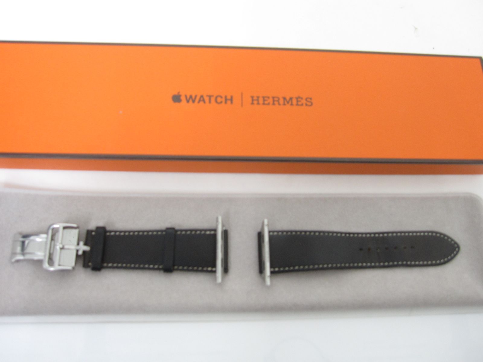 エルメス アップルウオッチ Apple Watch HERMES 本革 レザー Dバックル ダークブラウン 078731CJAE 管理番号L29384YER-251003-6K 198