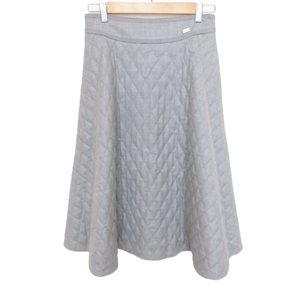 美品】フォクシー ワンピース リッチグレー 白襟 2way グラシュー 38