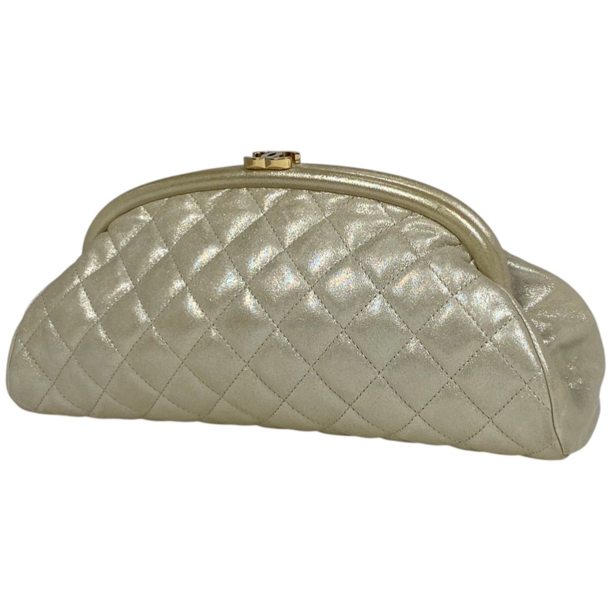 CHANEL　シャネル　マトラッセ　クラッチバック　ココマーク CHANEL シャネル ココマーク マトラッセ ポーチ ブラック