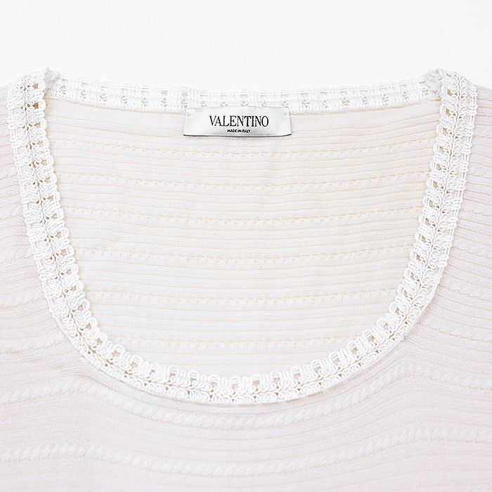 ケーブル編 刺繍