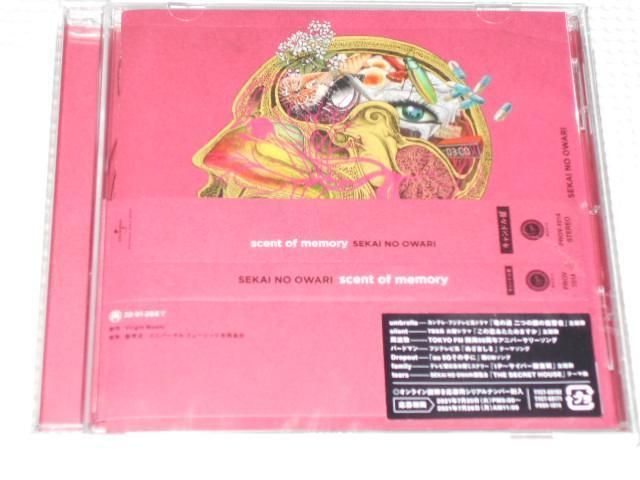 セカオワ CD+キャンドル版 「scent of memory」 SEKAI NO OWARI scent