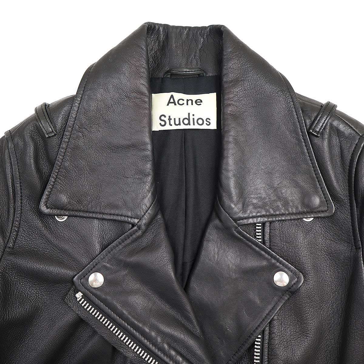 Acne Studios アクネ　レザージャケット34サイズ ACNE STUDIOS(アクネストゥディオズ) ライダースジャケット