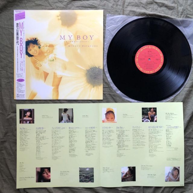 良盤 美ジャケ 美品 激レア 1988年 渡辺美奈代 LPレコード 歌え！太陽