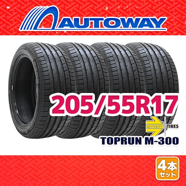 AUTOWAY 205|55R17 サマータイヤ MOMO Tires TOPRUN M-300 17インチ 4本セット 夏タイヤ オートウェイ