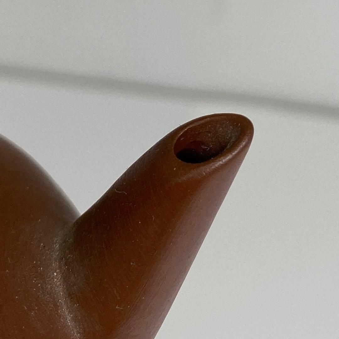 中国古玩 朱泥 急須 幅12.5㎝ タカチ 東な6-1112④