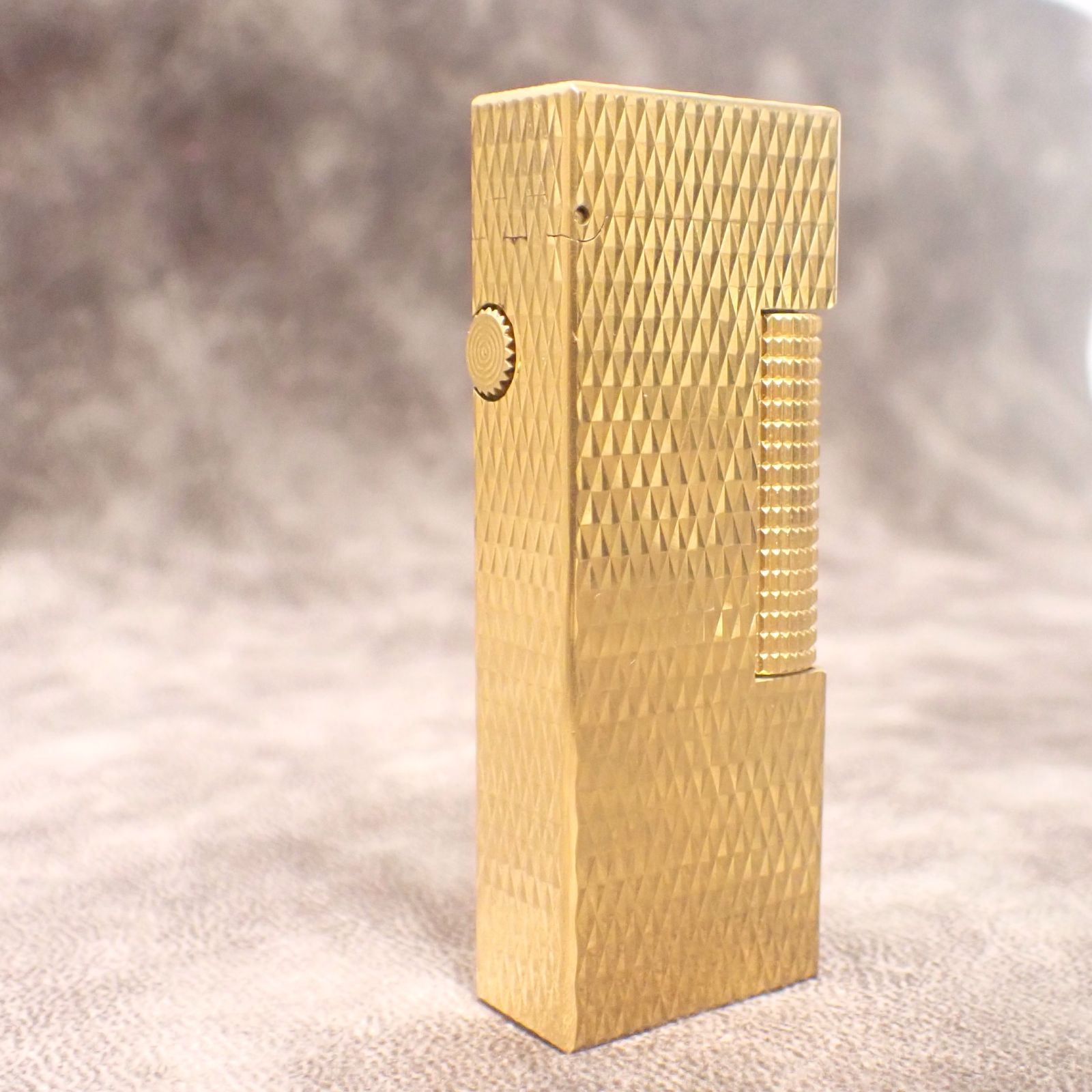 ✨【dunhill ダンヒル ガスライター 】ダイヤカット ゴールド ✨正規品 