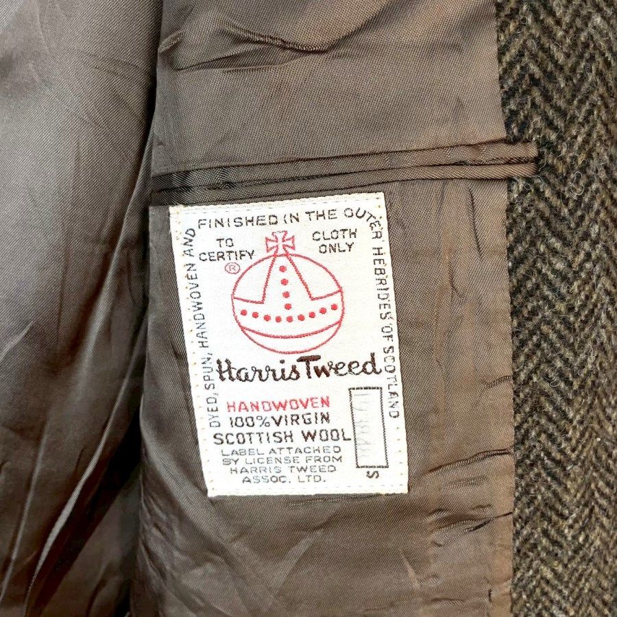 Eddie Bauer Harristweed ウール テーラードジャケット L 中古・古着通販】Eddie Bauer (エディーバウアー) Harris Tweed