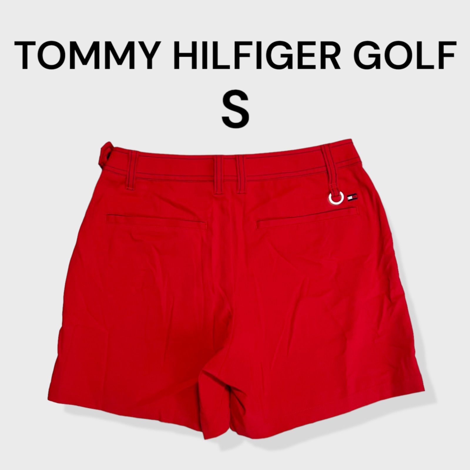 TOMMY HILFIGER GOLF ショートパンツ キュロット S 赤 レッド ゴルフ ゴルフウェア トミーゴルフ トミーヒルフィガー - メルカリ