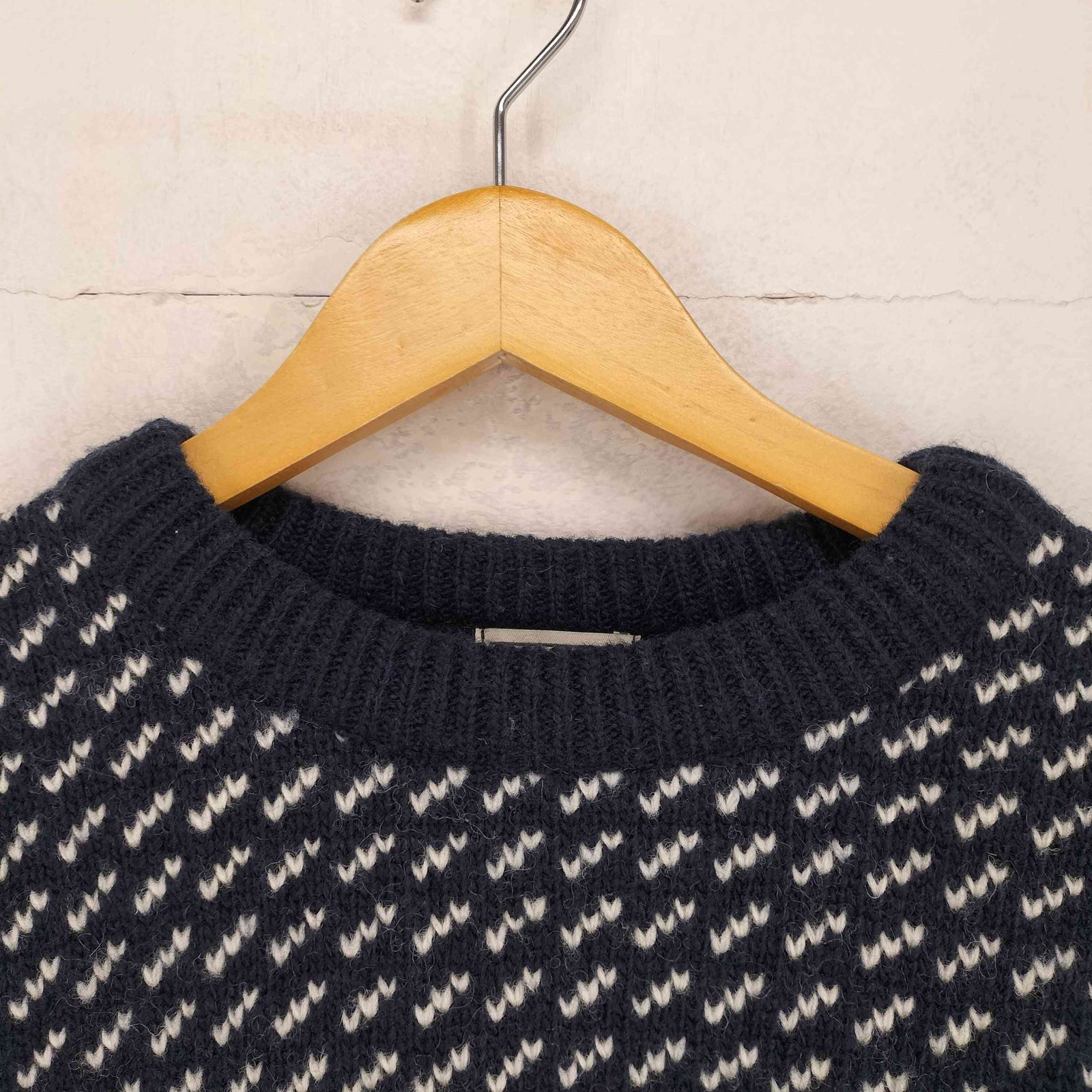 L.L.Bean(エルエルビーン) バーズアイ クルーネックニット メンズ