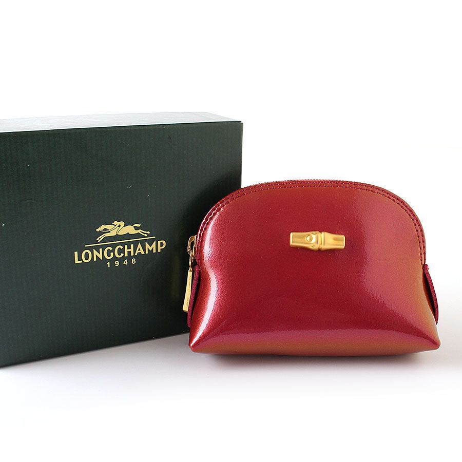 MHR0252 未使用 Longchamp ロンシャン ミニポーチ 小銭入れ