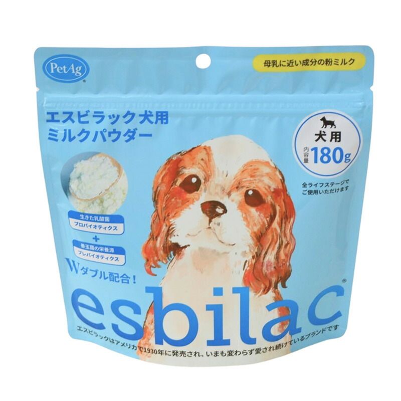 まとめ買い オオシマ エスビラック 犬用 ミルクパウダー 180g 犬用フード ×3セット