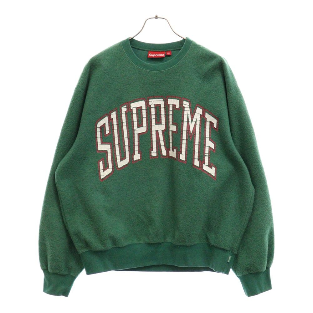 SUPREME (シュプリーム) 23AW Inside Out Crewneck インサイドアウト クルーネック スウェットトレーナー グリーン