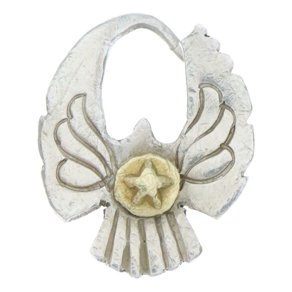 THE BINGO BROTHERS ザ ビンゴブラザーズ 24Kスター付き ラージ ピアス 左耳用 シルバー|ゴールド