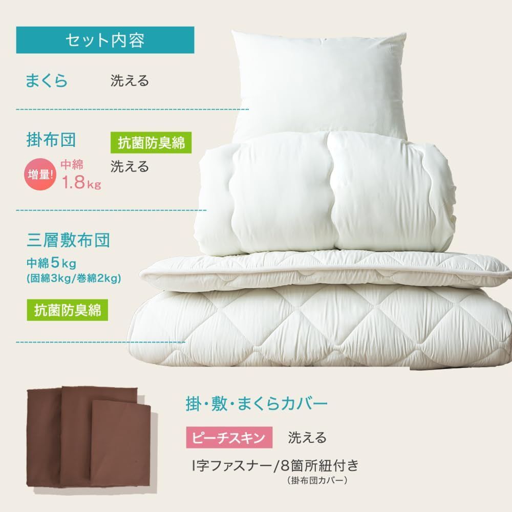 6点セット カバー付き