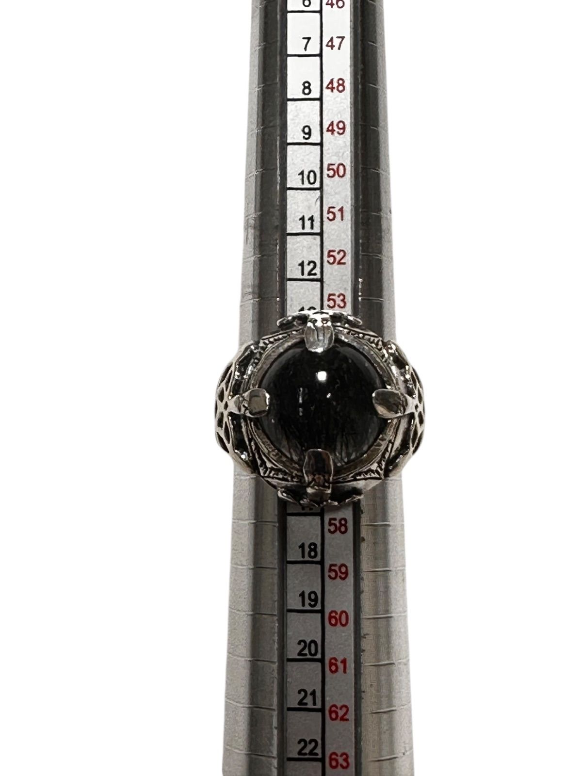 ソカロ　イスラミック・ラウンド・リング　ブラックルチルクオーツ Islamic Round Ring : Black Rutilated Quartz｜イスラミック