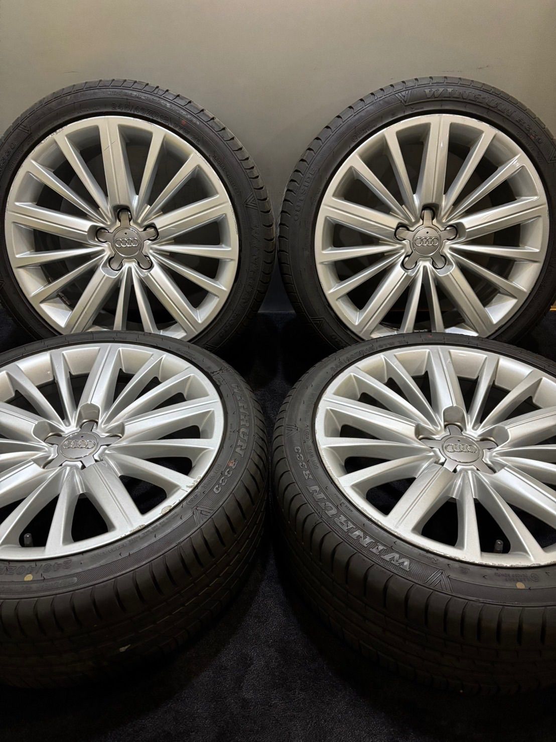 245|40ZR18 WINRUN|R330 23年製 アウディ A5 ガブリオレ 純正 18インチ 8.5J 29 112 5H 夏タイヤ 4本 S5 1-J118
