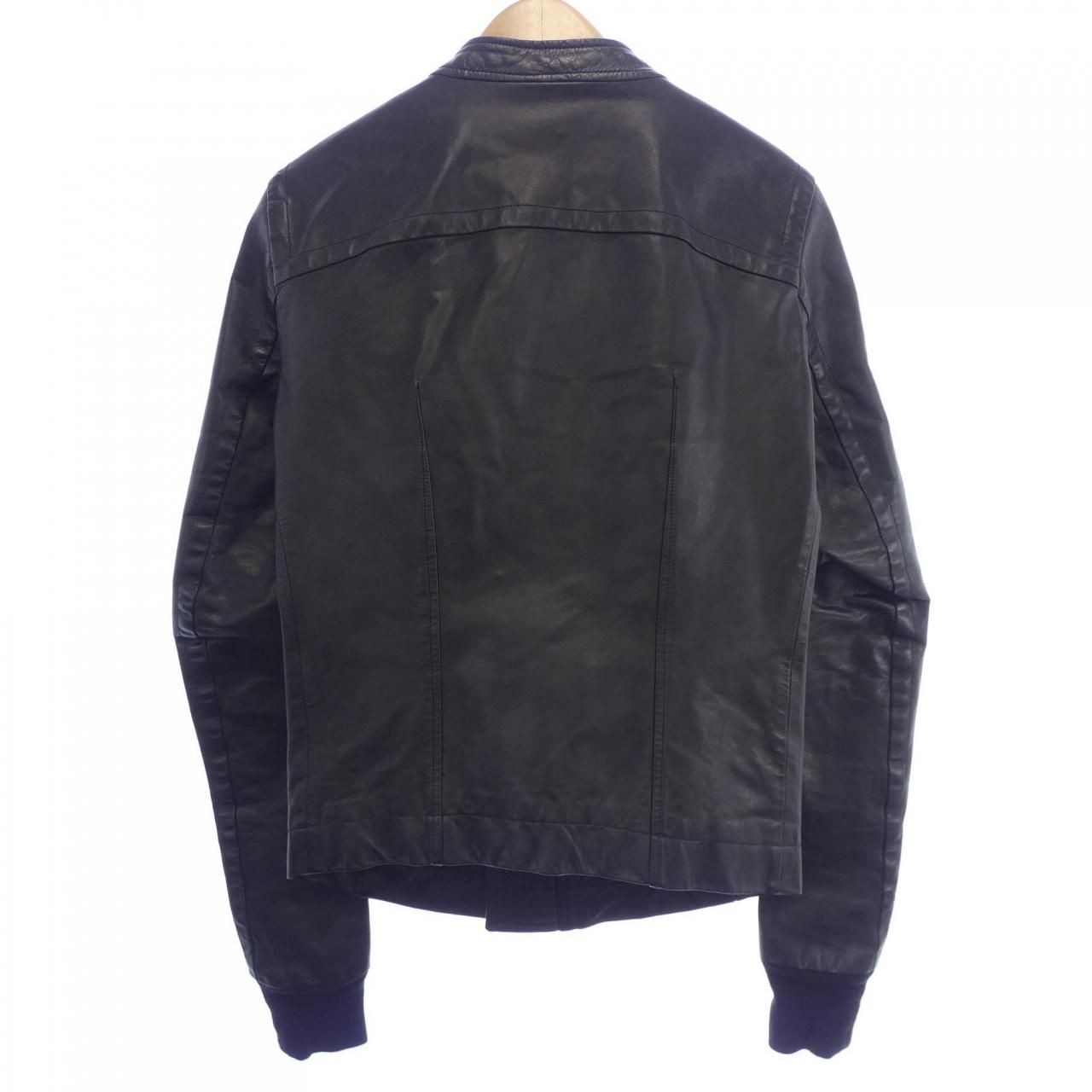 リックオウエンス Rick owens レザージャケット - メルカリ