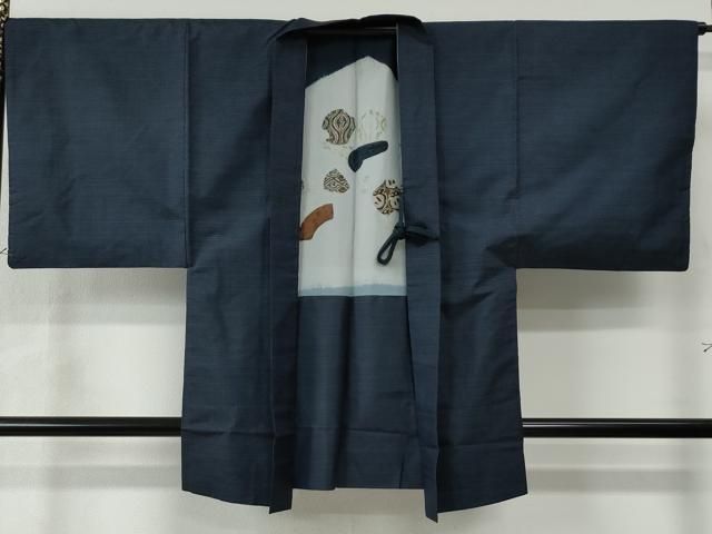 平和屋着物□極上 夏物 男性 本場大島紬 夏大島 100亀甲 総詰め 逸品