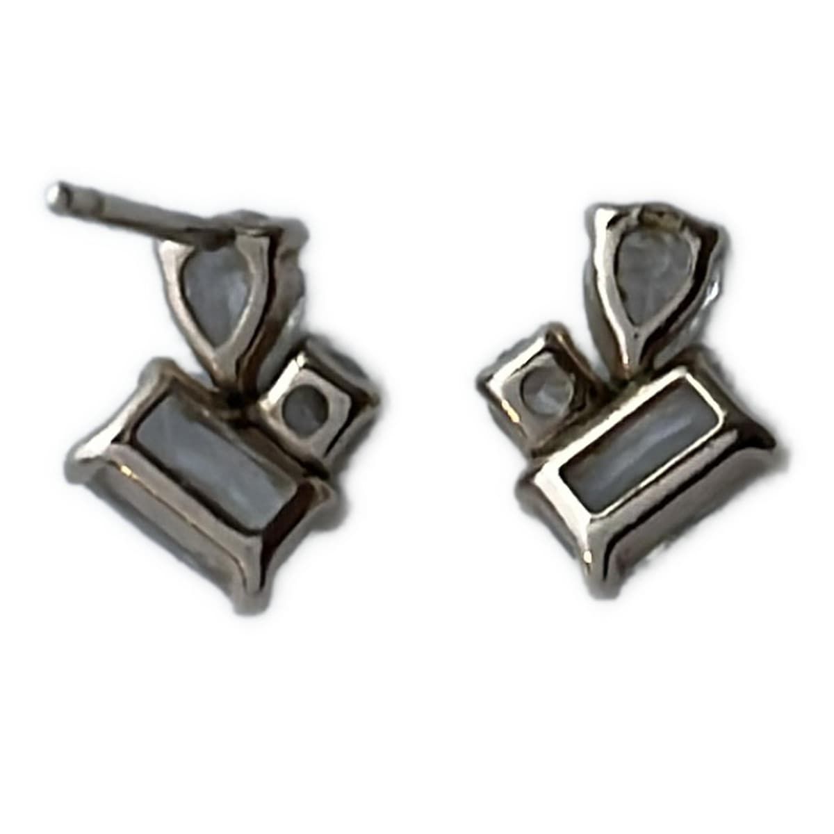 4℃ ヨンドシー ピアス - K10PG×クリア ピアス 片側