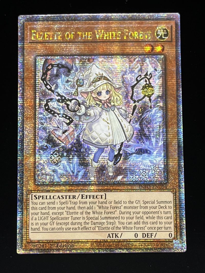 遊戯王 白き森のリゼット 25thシークレットレア 英語版 美品