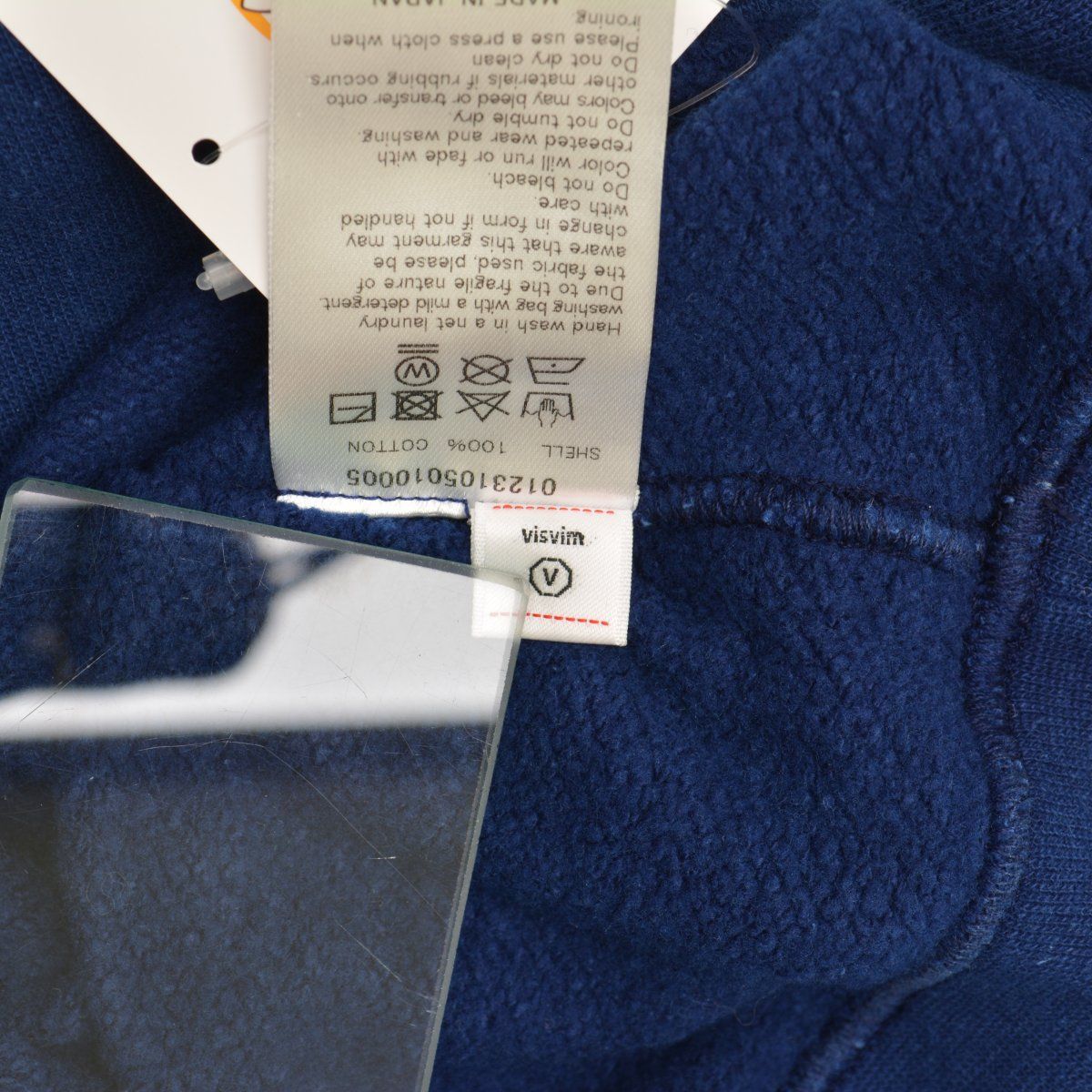 VISVIM】23SS 0123105010005 JUMBO SB SWEAT 3/4 (N.D.) 藍染め七分袖 
