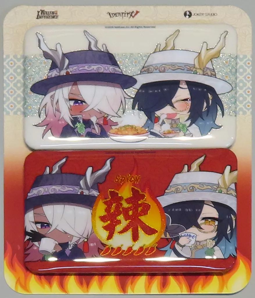 中古】バッジ・ピンズ 白黒無常(謝必安/范無咎) 麒麟商人 限定記念