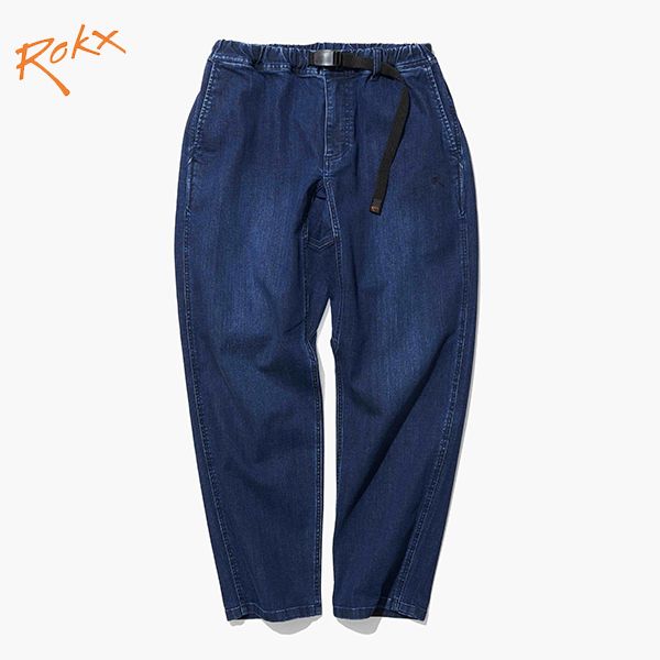 ROKX ロックス 2024年モデル RXMF241014 JAM PANT デニムジャムパンツ DARKUSED XL