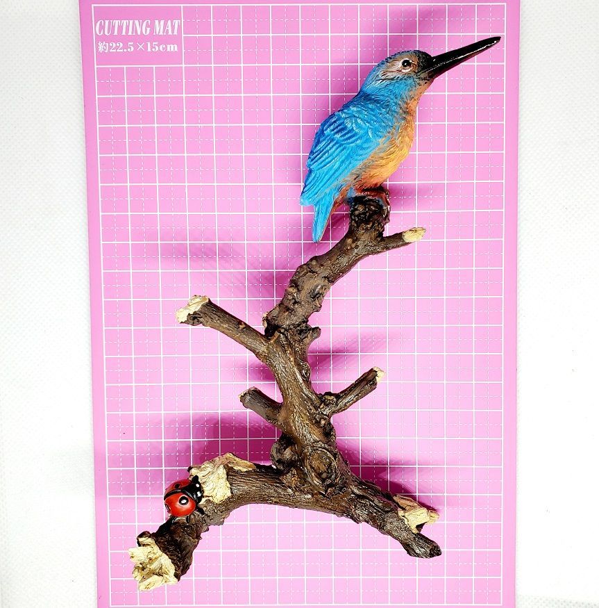 鳥の置物　青い鳥　カワセミ　小物入れ　鳥の雑貨 HANAKO 鳥の置物 青い鳥 カワセミ 小物入れ 鳥の雑貨 HANAKO - メルカリ