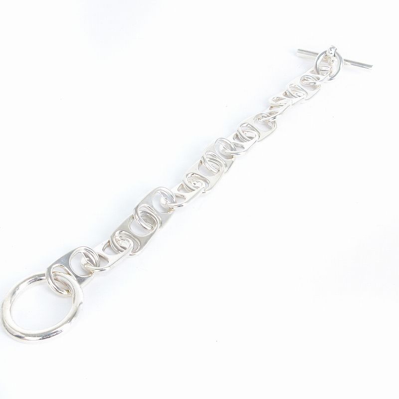 ヒダカ HIDAKA PULL TAB CHAIN BRACELET ブレスレット シルバー925 M 総重量 65.3g アクセサリー □SM3  ☆AA☆ - メルカリ