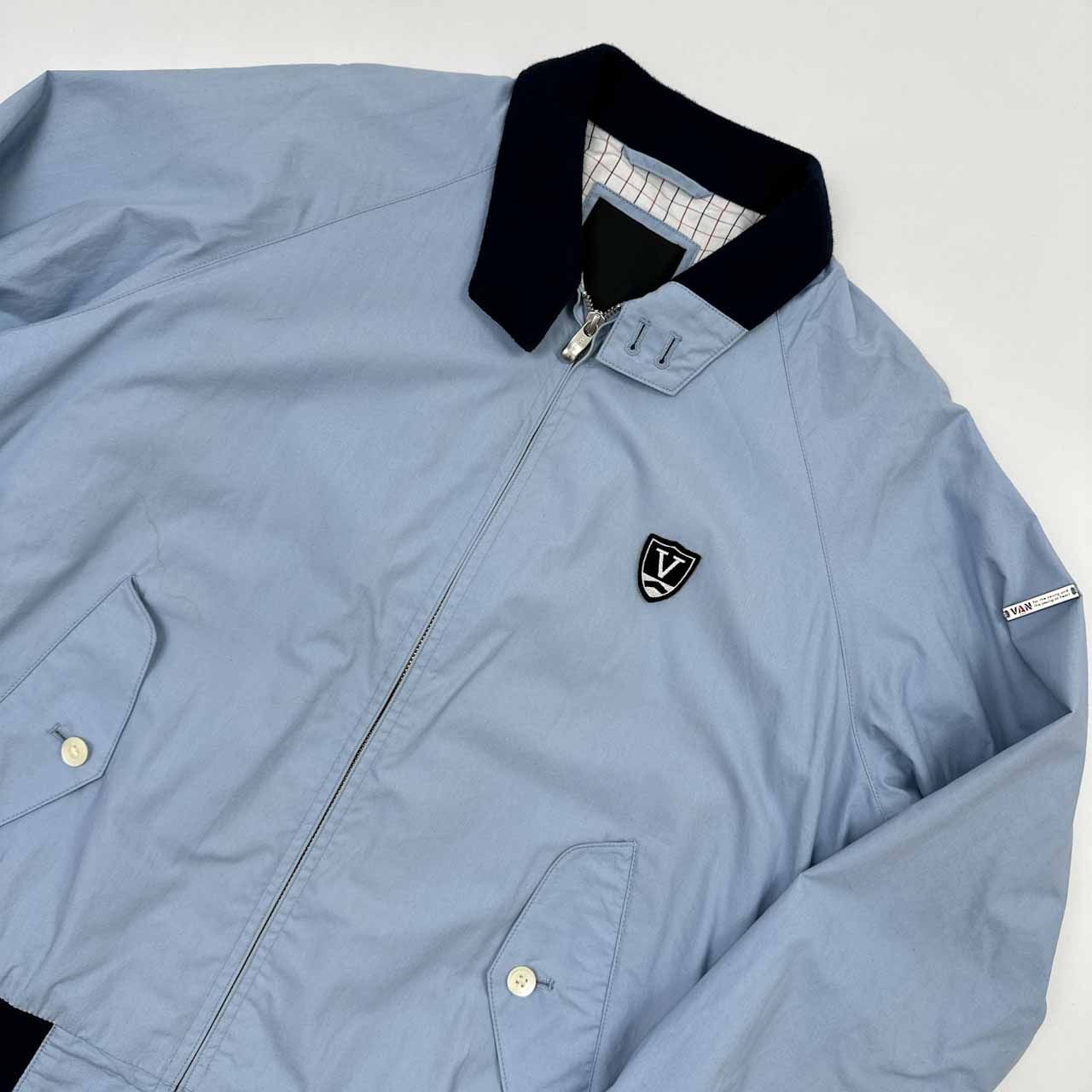 VAN JAC ドリズラージャケット　アーチロゴ　裏チェック VAN JAC ドリズラージャケット アーチロゴ 裏チェック VAN JAC ヴァン