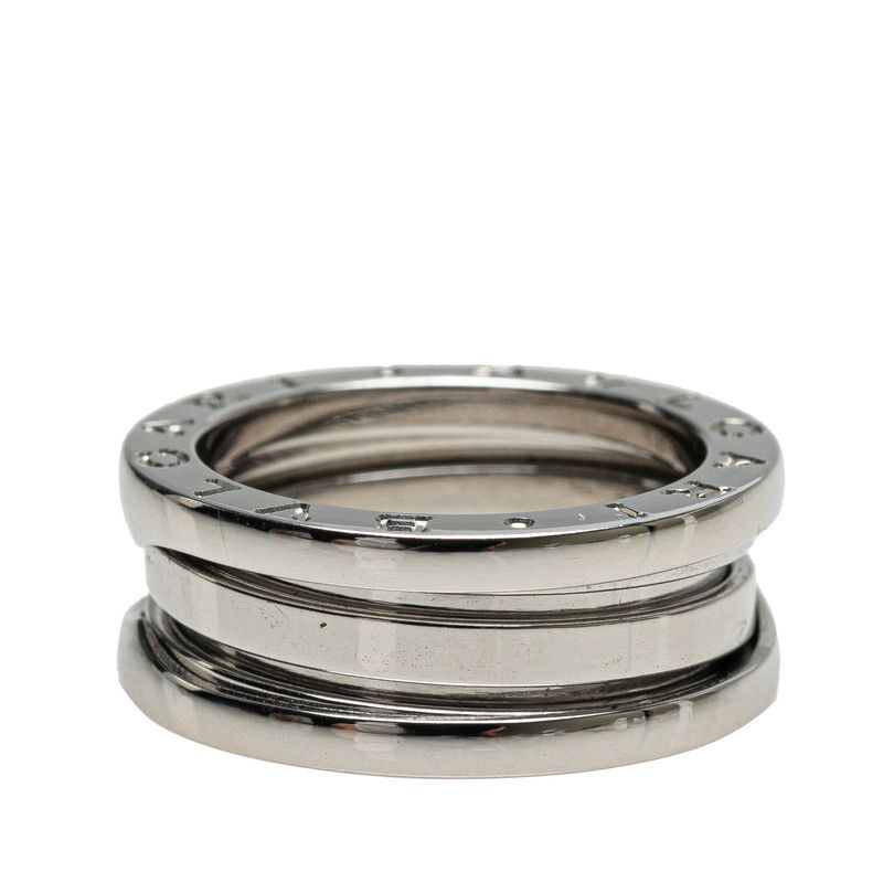 ブルガリ ビーゼロワン 2バンド リング 指輪 50 K18WG ホワイトゴールド レディース BVLGARI 1-0222410