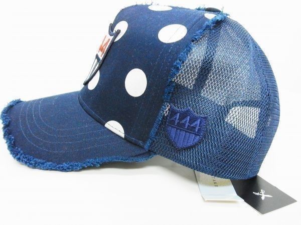 YOSHINORI KOTAKE - コタケヨシノリLOVELESS別注ドット柄デニムメッシュキャップNo.444F紺 コタケヨシノリLOVELESS別注ドット柄デニムメッシュキャップNo