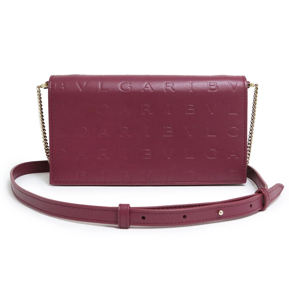 ブルガリ ロゴ インフィニートゥム チェーンウォレット 長財布